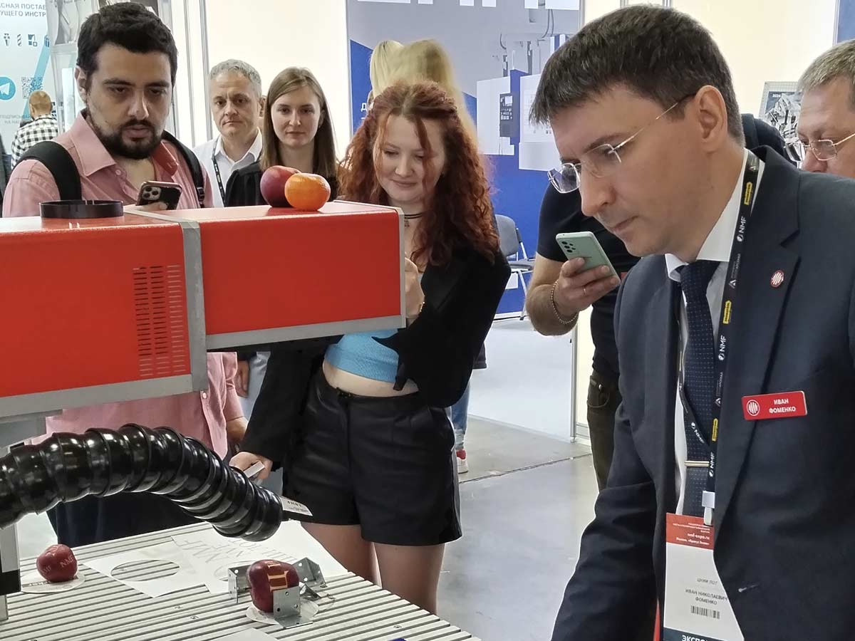 Выставка  NMF 2024 - национальный металлообрабатывающий форум // ЦНИИ ЛОТ. Лазерная обработка материалов